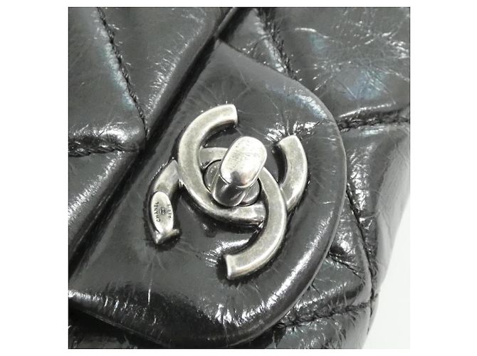 Borsa a tracolla in pelle Chanel 90615 Nero - vista 4