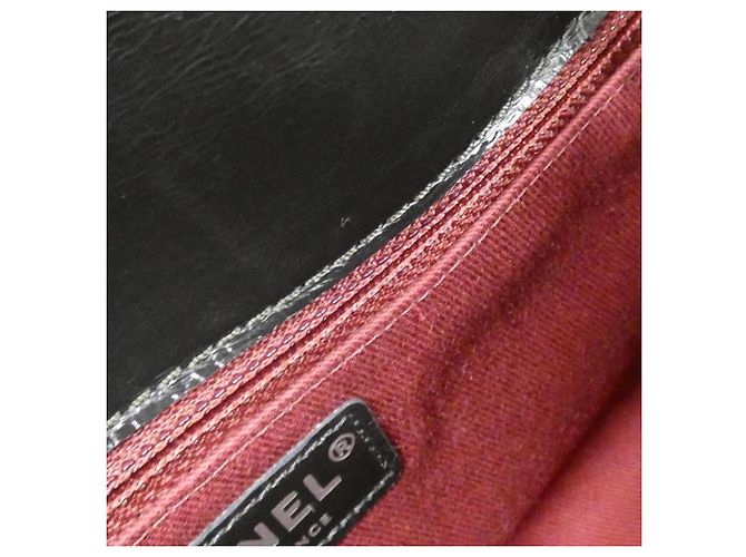 Borsa a tracolla in pelle Chanel 90615 Nero - vista 7