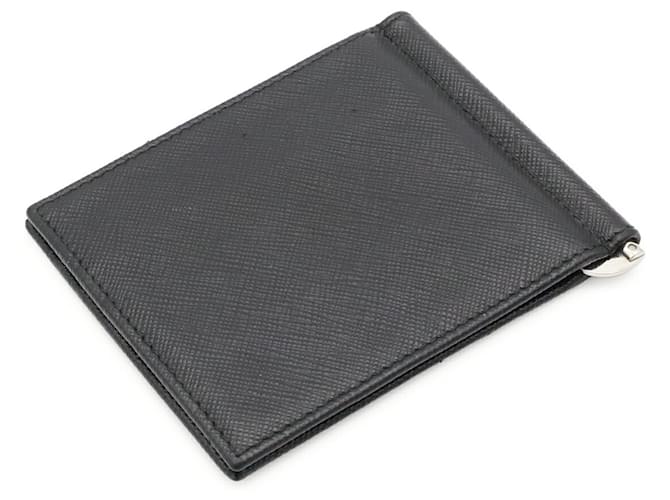 Cartera bi-fold Prada Triangle Negro - vista 3