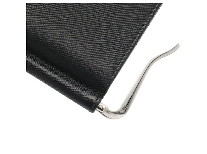 Cartera bi-fold Prada Triangle Negro - vista 7