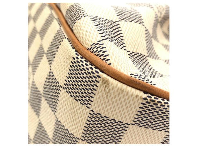 Borsa a tracolla Louis Vuitton Damier Azur Siracusa PM N41113 Blu - vista 3