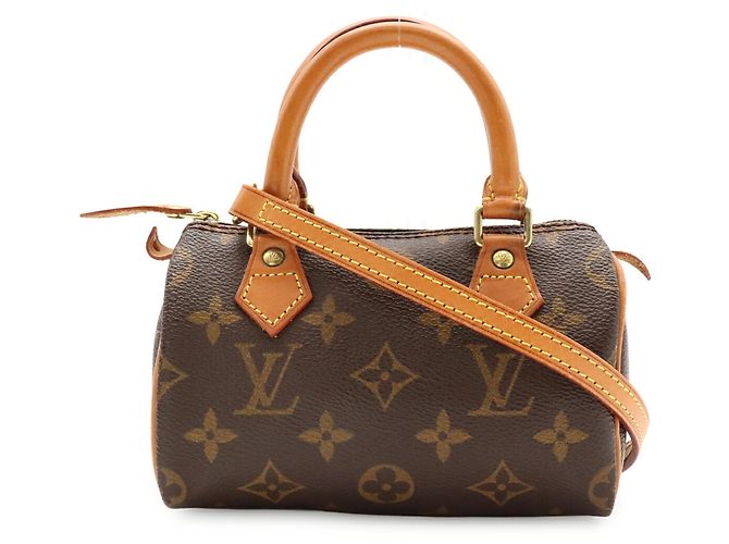 Borsa a mano Louis Vuitton Monogram Mini Speedy Marrone Monogramma - vista 2