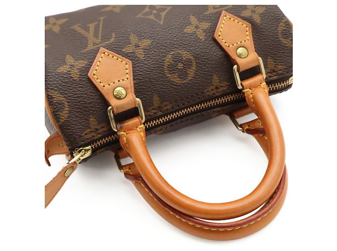 Borsa a mano Louis Vuitton Monogram Mini Speedy Marrone Monogramma - vista 5