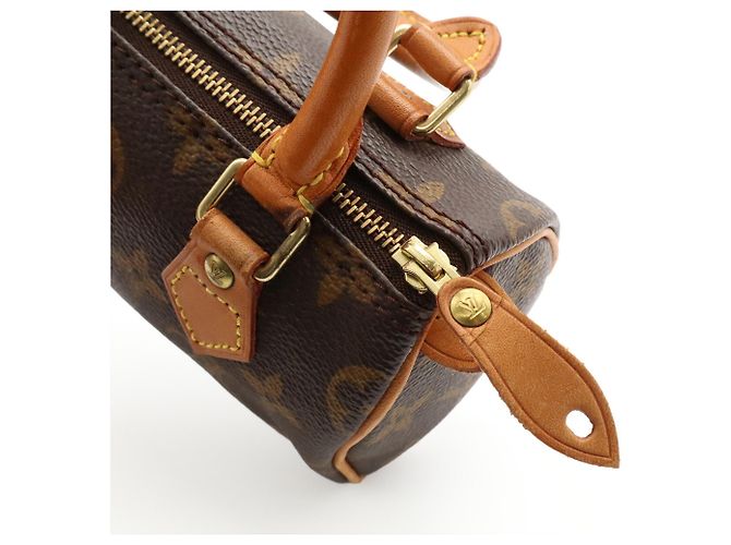Borsa a mano Louis Vuitton Monogram Mini Speedy Marrone Monogramma - vista 7