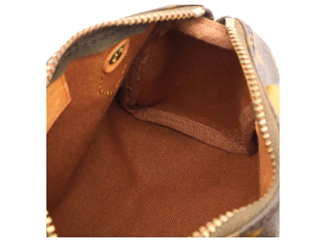 Borsa a mano Louis Vuitton Monogram Mini Speedy Marrone - vista 9