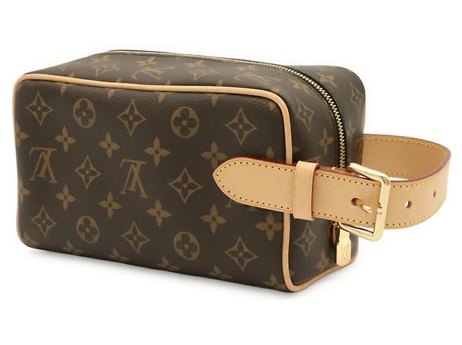 Borsa a pochette Louis Vuitton Monogram Marrone - vista 3