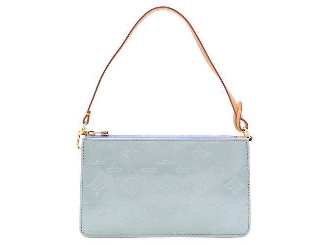 Borsetta Louis Vuitton Monogram Vernis Lexington Blu - vista 2