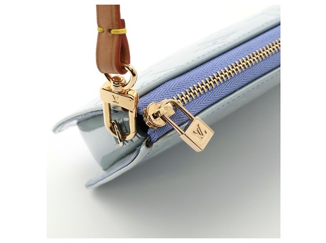 Borsetta Louis Vuitton Monogram Vernis Lexington Blu - vista 6