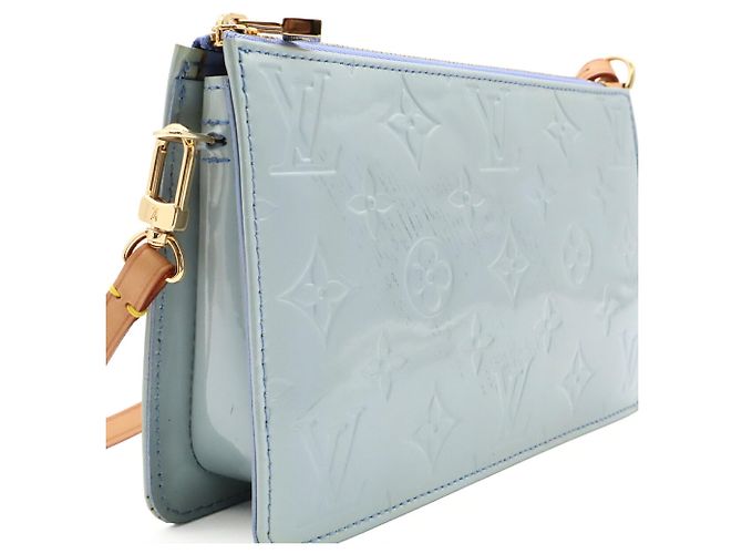 Borsetta Louis Vuitton Monogram Vernis Lexington Blu - vista 7