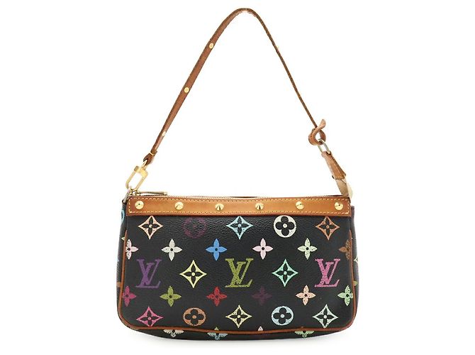 Louis Vuitton Monogram Multicolor Pochette Accessoires Nero Multicolore Monogramma - vista 2