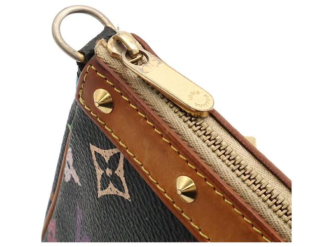 Louis Vuitton Monogram Multicolor Pochette Accessoires Nero Multicolore Monogramma - vista 6