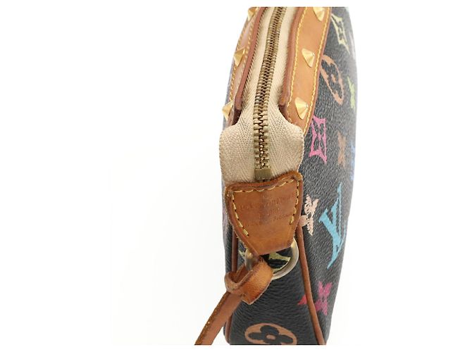 Louis Vuitton Monogram Multicolor Pochette Accessoires Nero Multicolore Monogramma - vista 8