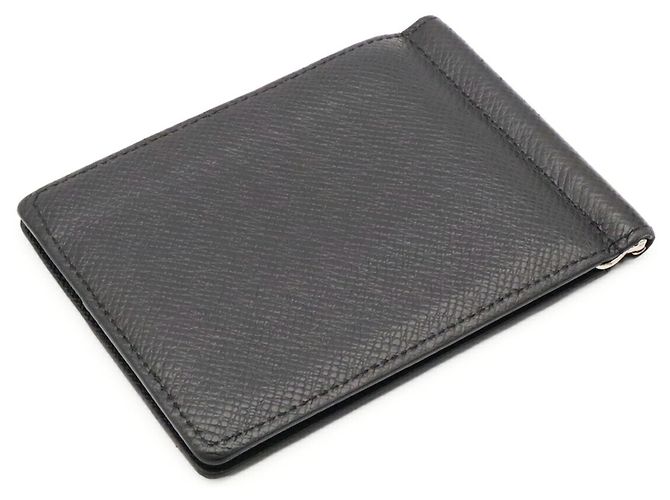 Louis Vuitton Taiga Bi-fold Wallet Black - view 3