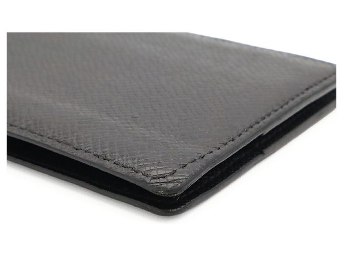 Louis Vuitton Taiga Bi-fold Wallet Black - view 4