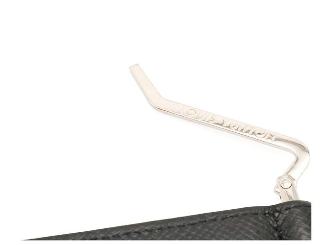 Louis Vuitton Taiga Bi-fold Wallet Black - view 6