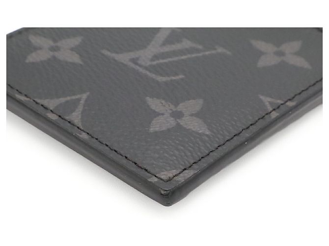 Portatarjetas Louis Vuitton Monogram Eclipse Castaño Negro Monograma - vista 4