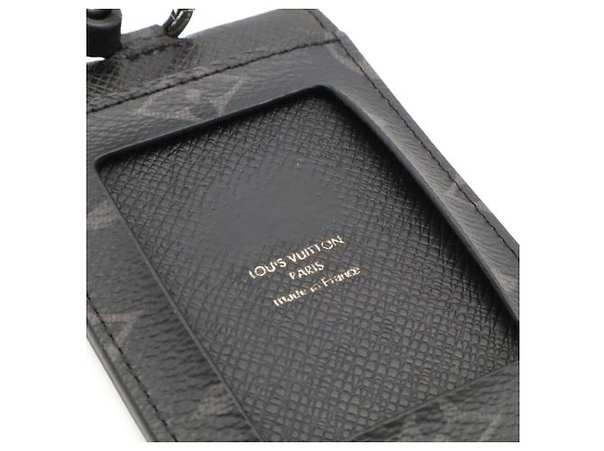 Portatarjetas Louis Vuitton Monogram Eclipse Castaño Negro Monograma - vista 7