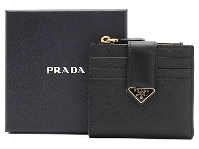 Cartera compacta Prada Triangle Negro - vista 10