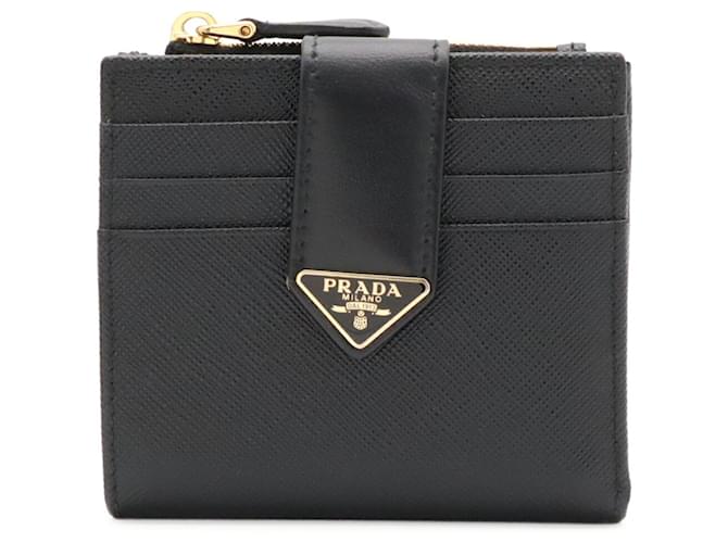 Cartera compacta Prada Triangle Negro - vista 2