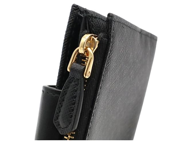 Cartera compacta Prada Triangle Negro - vista 6