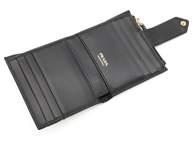 Cartera compacta Prada Triangle Negro - vista 7