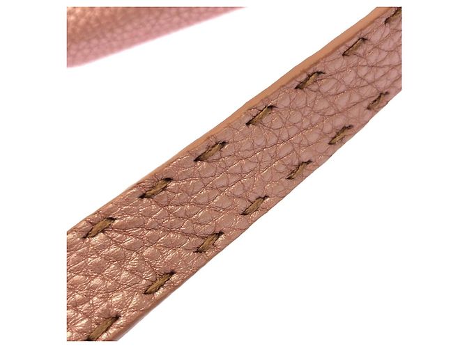 Borsa a spalla Fendi SELLERIA Baguette Rosa - vista 6
