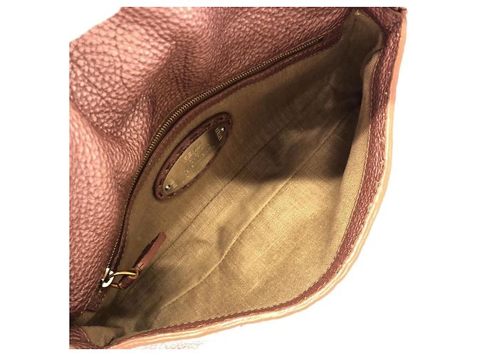 Borsa a spalla Fendi SELLERIA Baguette Rosa - vista 7