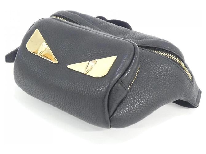 Borsa Fendi in pelle di vitello nera Nero - vista 3