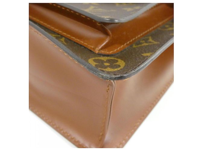 Borsa Louis Vuitton Monogram Monceau Marrone - vista 3