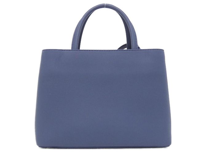 Borsa Fendi Petite 2Jours Blu - vista 2