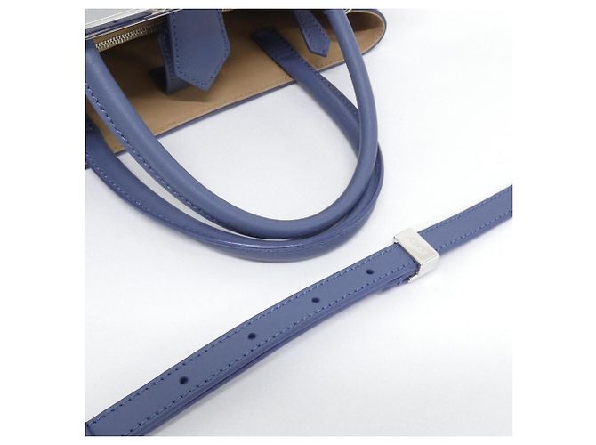 Borsa Fendi Petite 2Jours Blu - vista 6