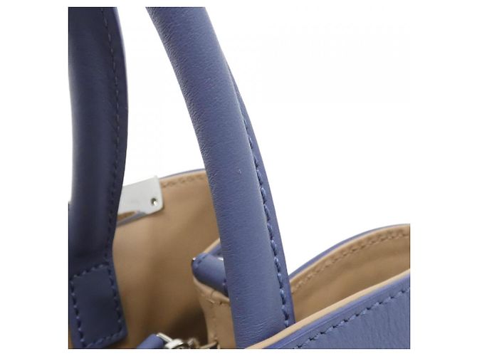 Borsa Fendi Petite 2Jours Blu - vista 7