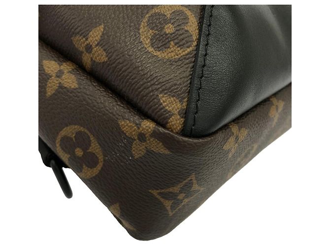 Borsa a tracolla Louis Vuitton Monogram Macassar Avenue Marrone - vista 3
