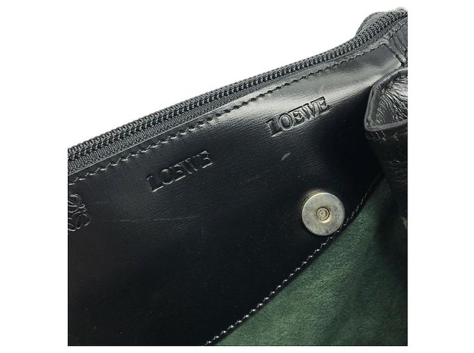 Borsa a tracolla Loewe in pelle nera Nero - vista 7