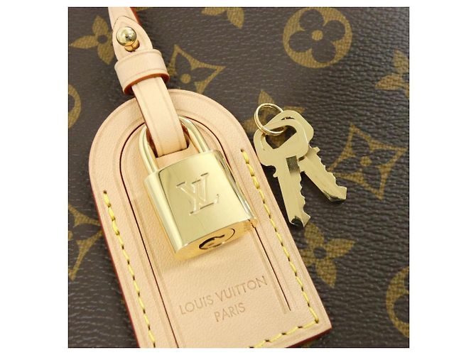 Borsa Louis Vuitton Monogram Petit Palais PM Marrone - vista 3