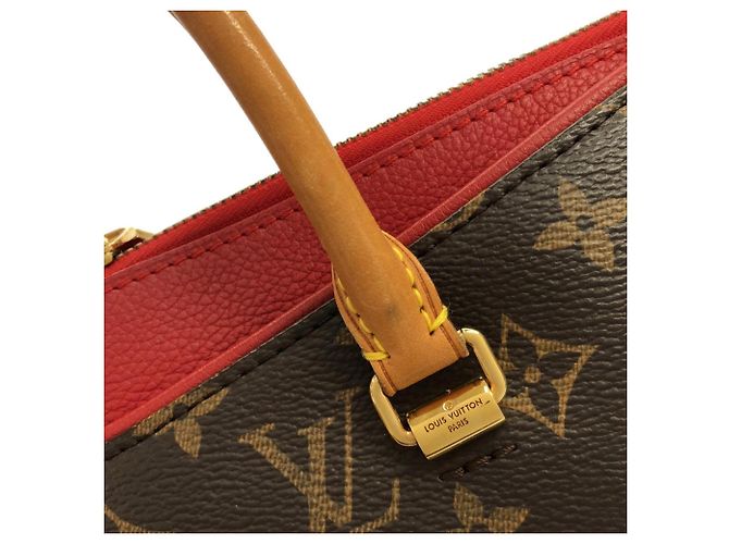 Borsa Louis Vuitton Monogram Pallas Marrone Fuschia - vista 5