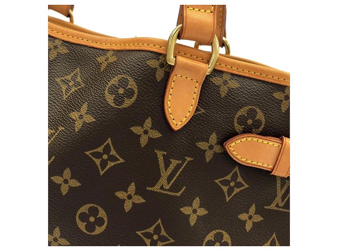 Borsa Louis Vuitton Monogram Batignolles Horizontal Marrone - vista 3