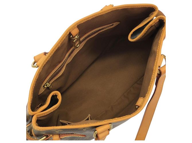 Borsa Louis Vuitton Monogram Batignolles Horizontal Marrone - vista 7