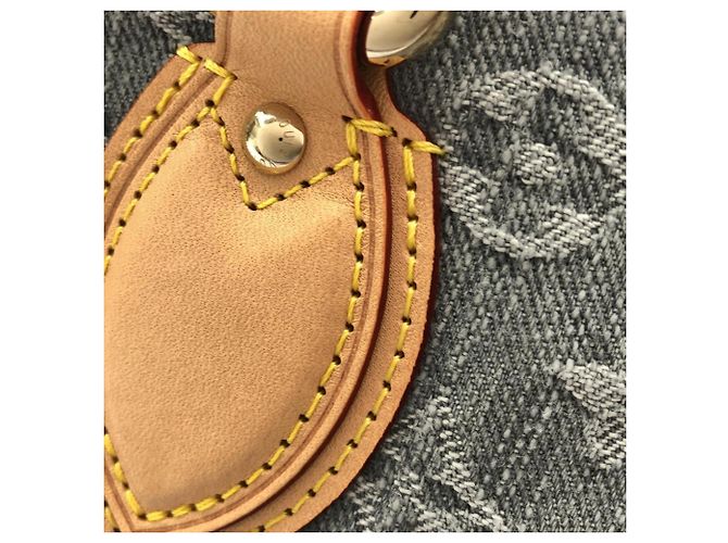 Borsa Louis Vuitton Monogram Denim OnTheGo MM Marrone - vista 5