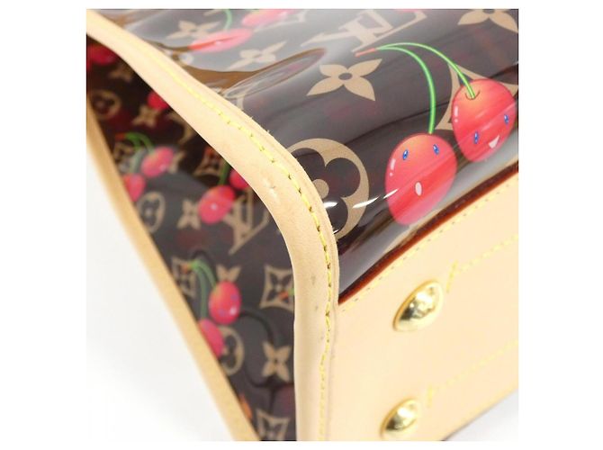Borsa Louis Vuitton Monogram Cherry OnTheGo GM Marrone - vista 2