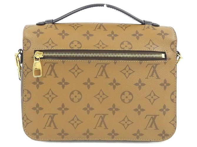 Louis Vuitton Monogram Reverse Pochette Métis MM Marrone - vista 2