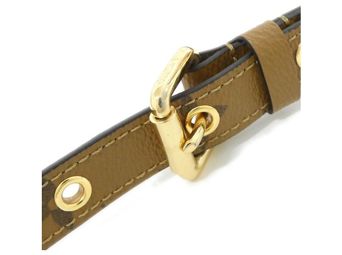 Louis Vuitton Monogram Reverse Pochette Métis MM Marrone - vista 5