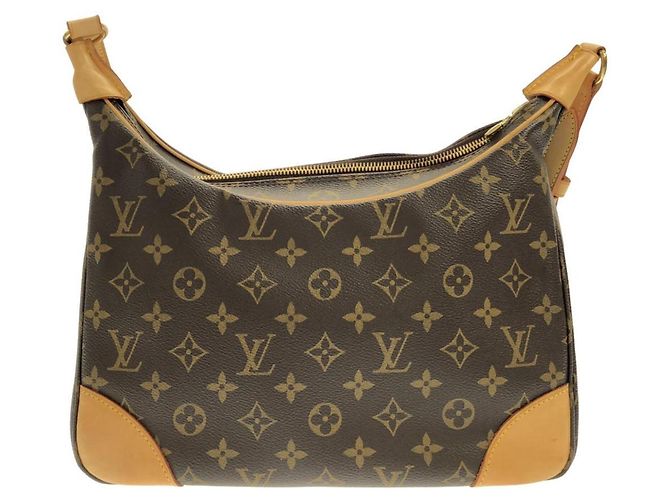 Bolsa de Ombro Louis Vuitton Monogram Boulogne Marrom - vista 2