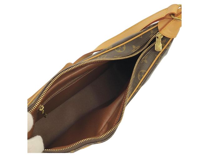 Bolsa de Ombro Louis Vuitton Monogram Boulogne Marrom - vista 9