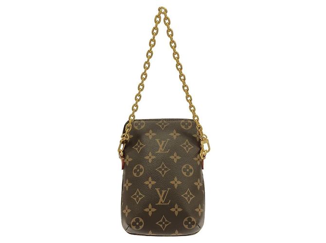 Borsa a tracolla Louis Vuitton Monogram Utility Marrone - vista 2