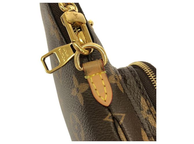 Borsa a tracolla Louis Vuitton Monogram Utility Marrone - vista 4