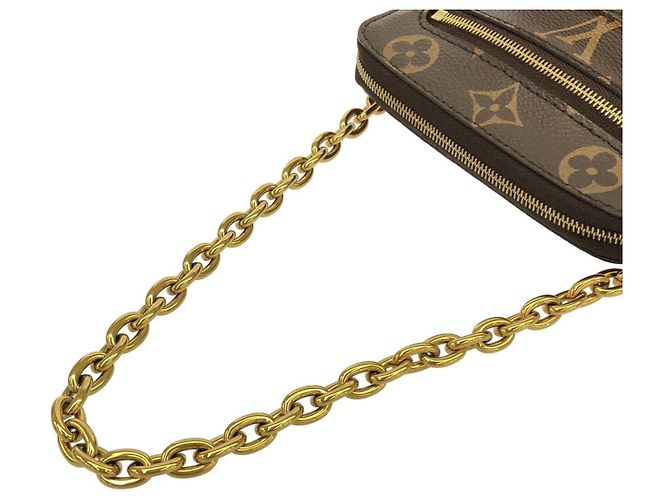 Borsa a tracolla Louis Vuitton Monogram Utility Marrone - vista 6