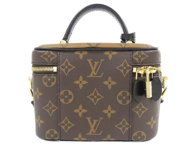 Borsa a mano Louis Vuitton Monogram Vanity PM Marrone - vista 2