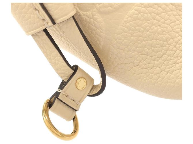 Borsa Louis Vuitton Monogram Empreinte Neverfull MM Beige - vista 6