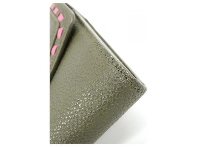 Louis Vuitton Monogram Empreinte Portefeuille Sarah Wallet Verde - vista 4
